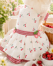 Animal-Go-Round เสื้อผ้าเครื่องแต่งกาย สัตว์เลี้ยง, หมา, แมว, สุนัข รุ่น Little Cherry Paw - Girl