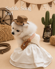 Animal-Go-Round เสื้อผ้าเครื่องแต่งกาย สัตว์เลี้ยง, หมา, แมว, สุนัข รุ่น Saddle Song - Girl