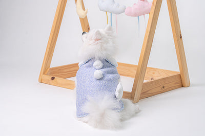 Animal-Go-Round เสื้อผ้าเครื่องแต่งกาย สัตว์เลี้ยง, หมา, แมว, สุนัข รุ่น Periwinkle Snow Boy