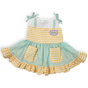 Animal-Go-Round เสื้อผ้าเครื่องแต่งกาย สัตว์เลี้ยง, หมา, แมว, สุนัข รุ่น Posy Frilly Dress