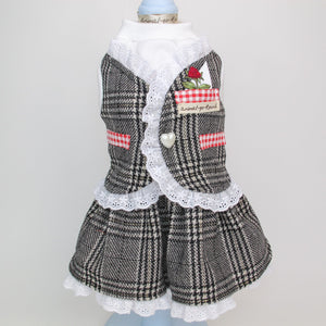 Animal-Go-Round เสื้อผ้าเครื่องแต่งกาย สัตว์เลี้ยง, หมา, แมว, สุนัข รุ่น Rosewood Royals - Lady