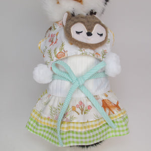 Animal-Go-Round เสื้อผ้าเครื่องแต่งกาย สัตว์เลี้ยง, หมา, แมว, สุนัข รุ่น Little Forest Tales - Girl