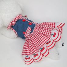 Animal-Go-Round เสื้อผ้าเครื่องแต่งกาย สัตว์เลี้ยง, หมา, แมว, สุนัข รุ่น Vintage Cherry Love-Dress