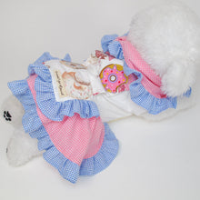 Animal-Go-Round เสื้อผ้าเครื่องแต่งกาย สัตว์เลี้ยง, หมา, แมว, สุนัข รุ่น Petit Patisserie-Donut Girl