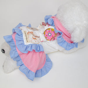 Animal-Go-Round เสื้อผ้าเครื่องแต่งกาย สัตว์เลี้ยง, หมา, แมว, สุนัข รุ่น Petit Patisserie-Donut Girl