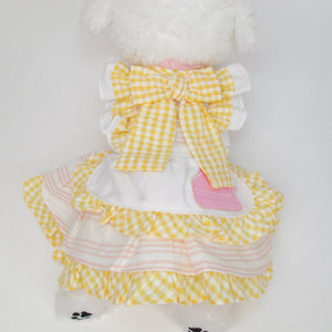Animal-Go-Round เสื้อผ้าเครื่องแต่งกาย สัตว์เลี้ยง, หมา, แมว, สุนัข รุ่น Petit Patisserie-Strawberry Cake