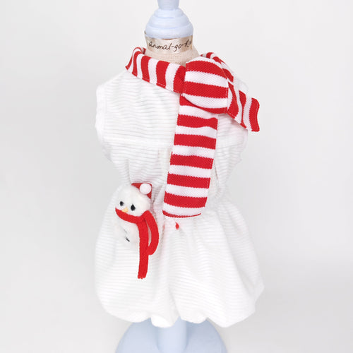 Animal-Go-Round เสื้อผ้าเครื่องแต่งกาย สัตว์เลี้ยง, หมา, แมว, สุนัข รุ่น Snowball Parade