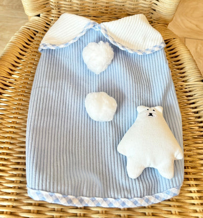 Animal-Go-Round เสื้อผ้าเครื่องแต่งกาย สัตว์เลี้ยง, หมา, แมว, สุนัข รุ่น Blue Boy Polar Bear