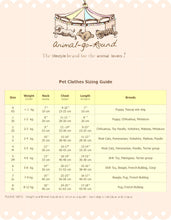 Animal-Go-Round เสื้อผ้าเครื่องแต่งกาย สัตว์เลี้ยง, หมา, แมว, สุนัข รุ่น Lemonade Picnic Girl