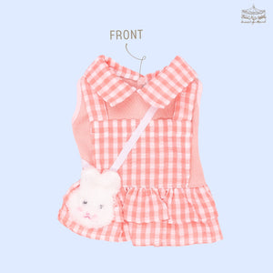 Animal-Go-Round เสื้อผ้าเครื่องแต่งกาย สัตว์เลี้ยง, หมา, แมว, สุนัข รุ่น New Bunny Pink Girl