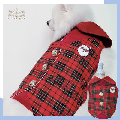 Animal-Go-Round เสื้อผ้าเครื่องแต่งกาย สัตว์เลี้ยง, หมา, แมว, สุนัข รุ่น Natasha Boy (Christmas)