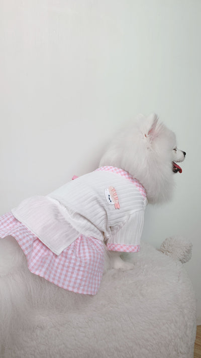 Animal-Go-Round เสื้อผ้าเครื่องแต่งกาย สัตว์เลี้ยง, หมา, แมว, สุนัข รุ่น Sushi Pink