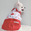 Animal-Go-Round เสื้อผ้าเครื่องแต่งกาย สัตว์เลี้ยง, หมา, แมว, สุนัข รุ่น Cherry Dot Boy