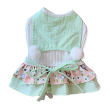 Animal-Go-Round เสื้อผ้าเครื่องแต่งกาย สัตว์เลี้ยง, หมา, แมว, สุนัข รุ่น Pom Pom Girl Green