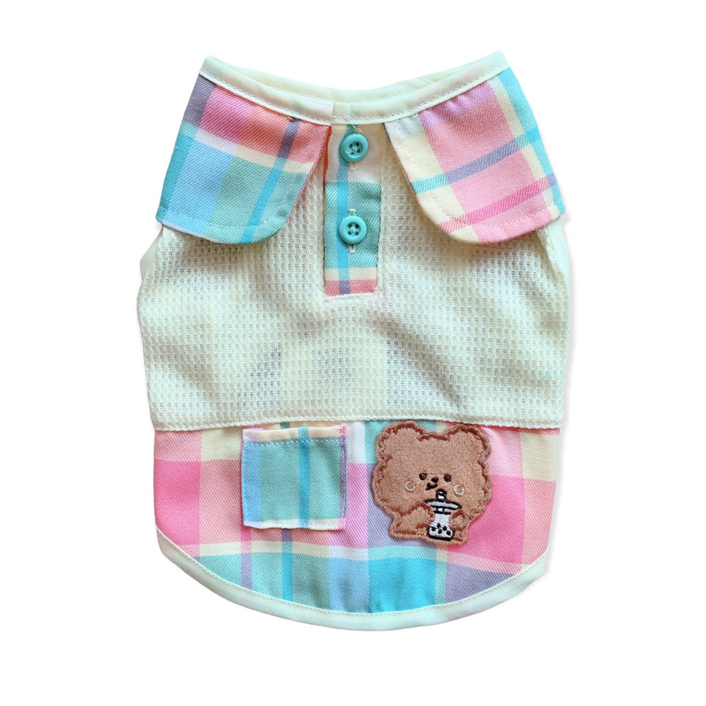 Animal-Go-Round เสื้อผ้าเครื่องแต่งกาย สัตว์เลี้ยง, หมา, แมว, สุนัข รุ่น Boba Bear Boy